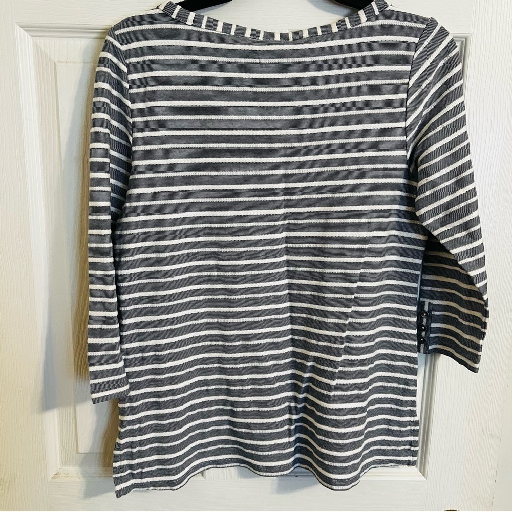 Croft & Barrow Striped top - Picture 3 of 4